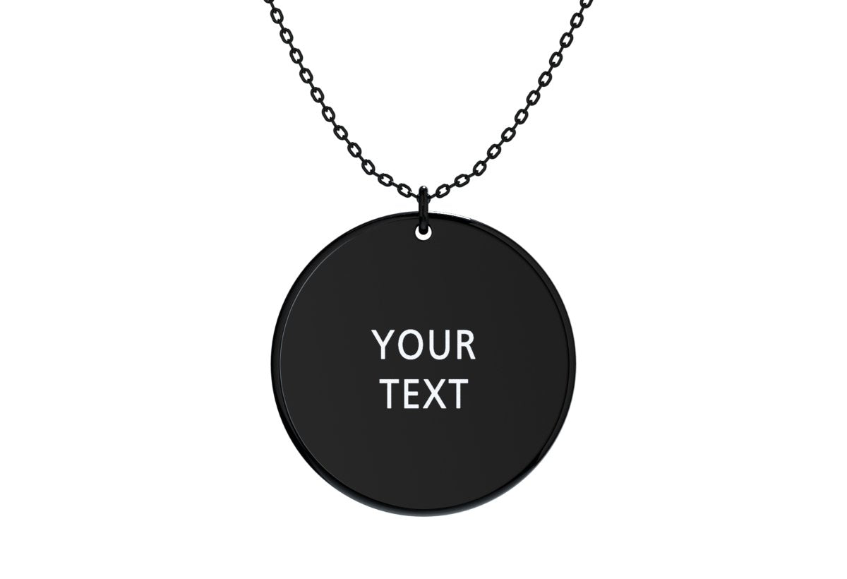 Your Dates/Names/Words - Coin Necklace - Memories & Metal - Your Personalised Jewellery